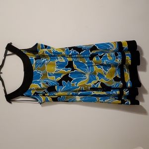 New Direction dress 22W blue,green black